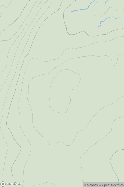 Thumbnail image for Muckle Knowe [Northumberland] showing contour plot for surrounding peak